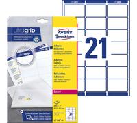 [L7160-40.FR] Avery Boîte de 840 étiquettes laser blanc 63,5 x 38,1 mm