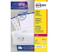 [L7162-15] Avery Pochette de 240 étiquettes d'adresses 99,1 x 33,9mm blanches