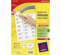 [L7163-100-5] Avery Lot de 5 Boîtes de 1400 étiquettes laser blanc 99,1X38,1m...