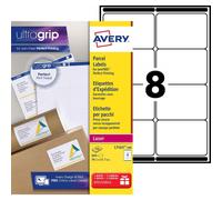 [L7165-100] AVERY ZWECKFORM Boîte de 800 étiquettes. Laser blanc 99,1X67,7mm ...