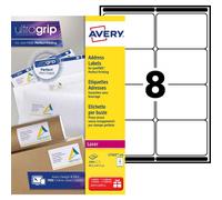[Ref:L7165-250] AVERY ZWECKFORM Boite de 2000 etiquettes adresses laser