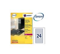 [Ref:L7170-25] AVERY ZWECKFORM Boîte de 600 étiquettes laser pour chemise