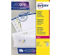 Avery Étiquettes Autocollantes Blanches Personnalisables Anti-Bourrage 38,1 x 21,2 mm - Paquet de 975 - Modèle L7651-15