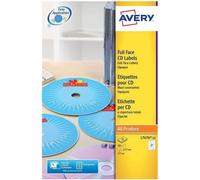 [L7676-25] Avery Boîte de 50 étiquettes laser monochrome pour CD et DVD L7676-25