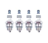 L7T Spark Plugs 2-Stroke Set of 4 for Brushcutter,Chainsaw,Lawnmower,Hedge Cutter,Replacement Accessory