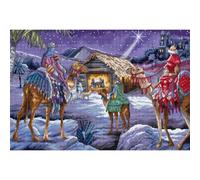 L8108 Kit de broderie au point de croix 3 rois