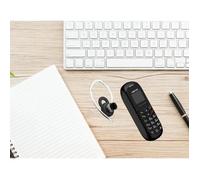 L8star Bm70 Mini Téléphone Mobile - Magic Voice Dialer Casque Sans Fil Bluetooth Mini Téléphone Mobile-Noir