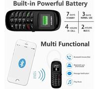 L8Star BM70 Mini téléphone portable Bluetooth casque sans fil cellulaire composeur de téléphone portable Gtstar BM70 GSM livraison directe 2 Grey