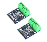 L9110S Lot de 2 modules de commande de moteur pas à pas en H, double canal 2,5 à 12 V 0,8 A, conception PCB compacte pour projets Arduino et robotique