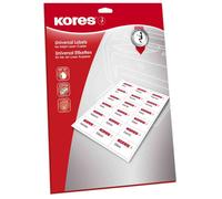 [L9742.25-3] Kores Lot de 3 Etiquettes universelles 97 x 42,3 mm blanches 300...