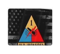 La 1Re Division Blindée Américaine Est Clairement Visible. Mouse Pad Douce Tapis Souris Durable Tapis De Souris pour Gamer Travail Pc 25X30Cm