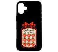 La 4e année est ma Jam, Enseignant de quatrième année, Primaire Coque pour iPhone 16 Plus