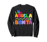 La Abuela Más Bonita Mexican Grandma Women's Abuelita Cute Sweatshirt