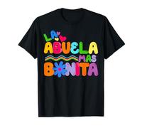 La Abuela Más Bonita Mom Cute Abuela Grandma Mother's Day T-Shirt