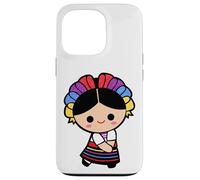 La Adelita Mexican Doll Lele Latinx Revolution Soldier Coque pour iPhone 13 Pro