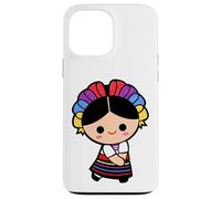 La Adelita Mexican Doll Lele Latinx Revolution Soldier Coque pour iPhone 13 Pro Max