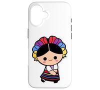 La Adelita Mexican Doll Lele Latinx Revolution Soldier Coque pour iPhone 16