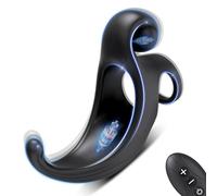 La bague de verrouillage Anneau d'amour vibrant anneau de verrouillage Pour hommes adultes jouets Sexy retard télécommande verrouillage vibrateur masturbateur Sex Machine Sex Toy Pour Men