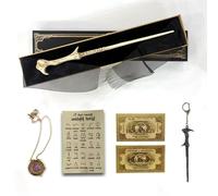 La Baguette de Voldemort, Objets dans l'univers Magique d'Harry Potter : Le Collier Time-Turner d'Hermione, Le Porte-clés Baguette de, Les parchemins de Sorts, Les Billets Aller-Retour.