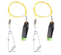 LA BAIESO 2 Pcs Plus Line Release, 17 Pouces Downrigger Release Stacker Clip Leader de PêChe avec Clips à la Palangre