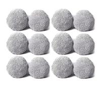 LA BAIESO Chiffons de Nettoyage Lavables 12PCS pour Robot de Nettoyage de Fenêtres PuRuiKai - Kit de Remplacement de Chiffons de Nettoyage pour Vitres