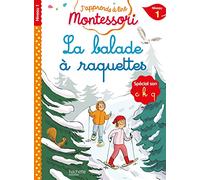 La balade à raquettes, niveau 1 - J'apprends à lire Montessori