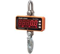 la Balance des Bagages, Balance Suspendue Industrielle Robuste 500Kg/ 1100Lb, Balance numérique de Haute précision avec Fonction Tare rétroéclairée par écran LCD à Distance(Orange,500KG/10kg)
