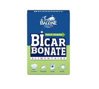 LA BALEINE Bicarbonate Alimentaire 800g - Poudre Multi-Usage pour Cuisine, Ménage et Linge, Boîte Pratique - Lot de 4