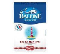 LA BALEINE - Carton Sel De Mer Gros 1Kg - Lot De 4 - livraison offerte