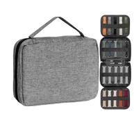 la banda - custodia organizzatore da viaggio pieghevole, archiviazione con cinturino portatile | Porta del trasporto per 20 bandes di orologi, custodia compatta morbida per uomini donne, custode