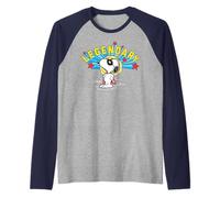 La Bande dessinée de Super-héros légendaire Peanuts Snoopy Masked Marvel est masquée Manche Raglan