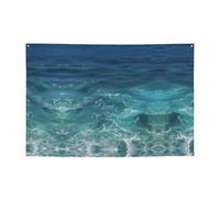 La bannière Deep Ocean Party de 119,4 x 180,3 cm, adaptée pour Halloween, Noël, les fêtes, les rassemblements et autres bannières de vacances