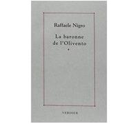 La baronne de l'Olivento - Raffaele Nigro - Verdier - broché - Livre