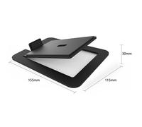 La base de support de haut-parleur est con?ue pour un support inf?rieur de table avec absorption des chocs et qualit? sonore am?lior?e, noir