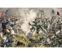 La bataille de Buena Vista 22 23 février 1847 alias la bataille de La Angostura a combattu pendant la guerre mexicaine américaine 1846 - 1848. Après une œuvre publiée par Nathaniel Currier en 1847