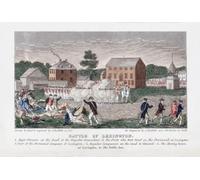 La bataille de Lexington le 19 avril 1775 Une bataille à Lexington et plus tard le même jour à Concord Massachusetts déclencha le début de la guerre d'indépendance américaine. Après une œuvre dessinée