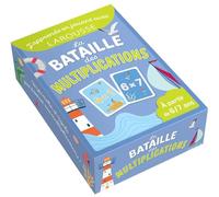 La Bataille des Multiplications - J'apprends en jouant avec Larousse - Collectif - Larousse - Boîte ou accessoire - Jeux livres objets