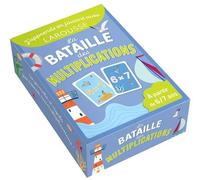 La Bataille des Multiplications - J'apprends en jouant avec Larousse - Collectif - Larousse - Boîte ou accessoire - Jeux livres objets
