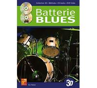 La batterie blues en 3D (1 Livre + 1 CD + 1 DVD)
