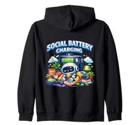 La Batterie Sociale se Charge Sweat à Capuche