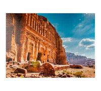 La beauté des rochers et l'architecture ancienne à Petra, en Jordanie - Puzzle de qualité supérieure de 1000 pièces pour adultes.