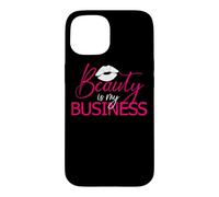 La beauté est Mon Entreprise Maquilleur Salon de beauté Cils Coque pour iPhone 15