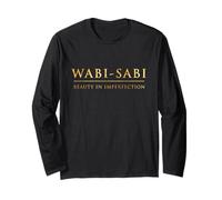 La beauté Wabi-Sabi dans l'imperfection Manche Longue