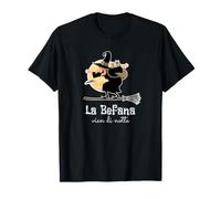 La Befana Vien Di Notte Sorcière de Noël Italienne T-Shirt