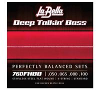 La Bella – Jeu de cordes pour basse 760FHBB 50/100 Flat Wound
