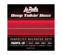 La Bella 760FL-S Cordes pour guitare basse basse en acier inoxydable