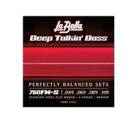 La Bella 760FM-S Cordes pour guitare basse moyenne en acier inoxydable