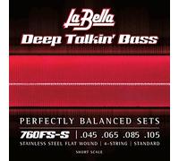 La Bella 760FS-S Deep Talkin' Bass Flats - Standard 45-105, Court Scale