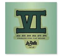 La Bella – 767-6F Bass VI Flat