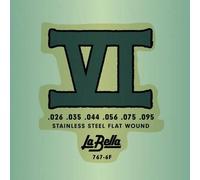 La Bella – 767-6F Bass VI Flat